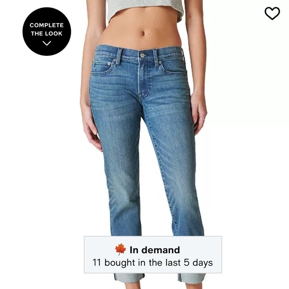 Lucky Brand Women’s Mid Rise Skinny Crop Size 6/28R - Picture 4 of 10